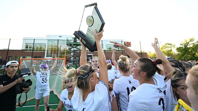 Northwestern celebrates its championship