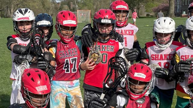 Shaker Heights Youth Lacrosse players
