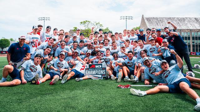 Richmond celebrates its A10 title