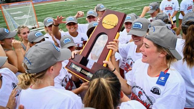Tampa with the 2024 NCAA trophy