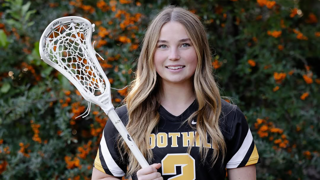 Brynn Perkins of Foothill-Santa Ana (Calif.) girls' lacrosse portrait