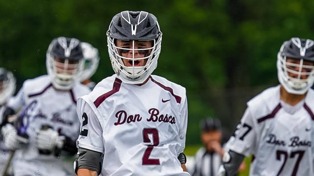 Don Bosco boys' lacrosse celebration