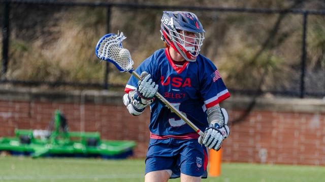 George Caldroney at the 2024 Brogden Cup
