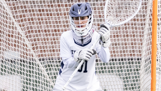 New Trier (Ill.) women's lacrosse goalie Megan Gallagher