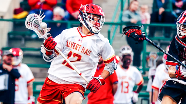 Calvert Hall (Md.) boys' lacrosse action photo