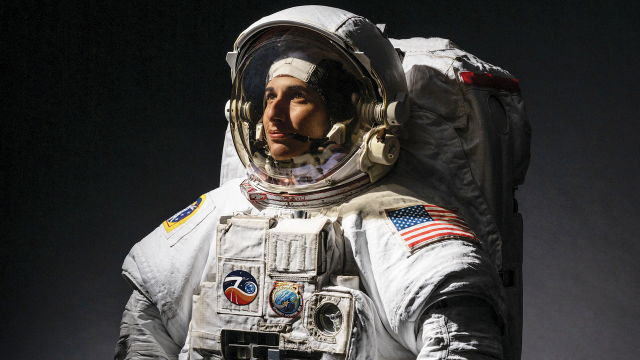 Portrait of NASA astronaut Jasmin Moghbeli, who played lacrosse at MIT