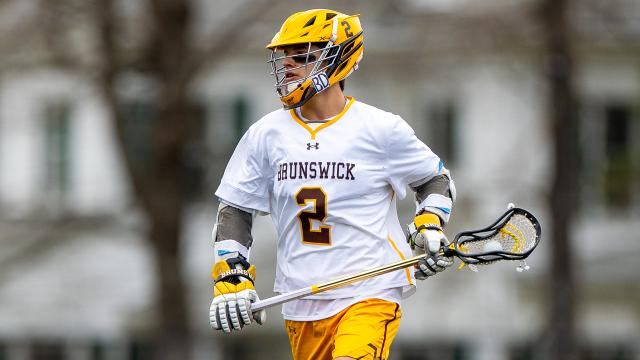 File photo of Brunswick (Conn.) boys' lacrosse player Lucas Garcia, an All-American