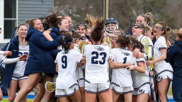 Middlebury team celebration