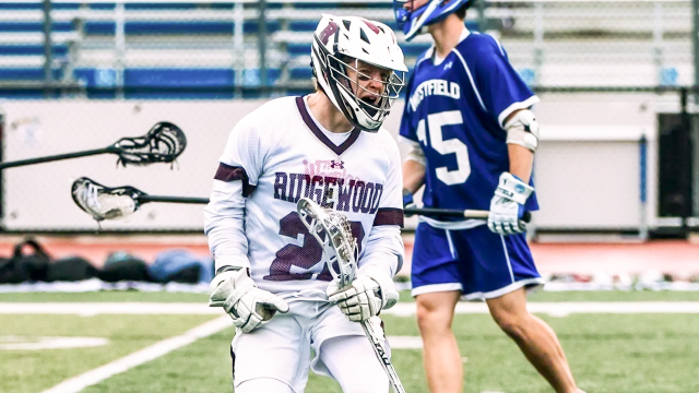 Ridgewood lacrosse celebration vs. Westfield