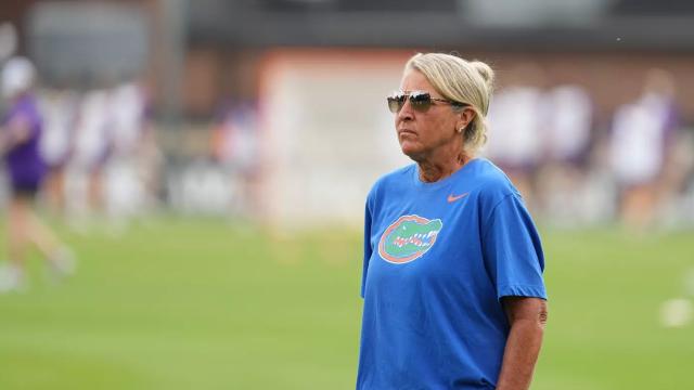 Florida head coach Amanda O'Leary
