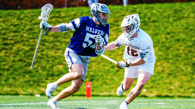 Danny Lucovich helped Malvern (Pa.) move closer to an outright Inter-Ac title.