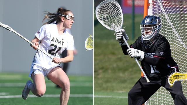 Army's Brigid Duffy and UMass' Bayley Duffy