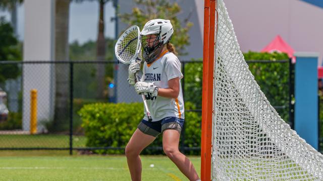 Michigan goalie Amelia Marsh
