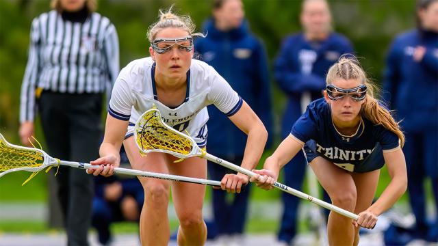 Middlebury women's lacrosse against Trinity