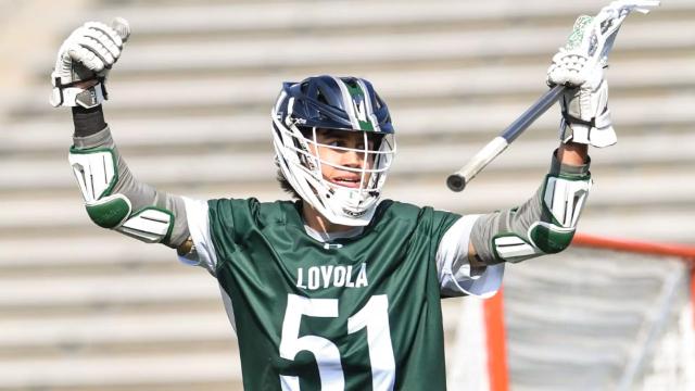 Loyola men's lacrosse attackman Mason Cook