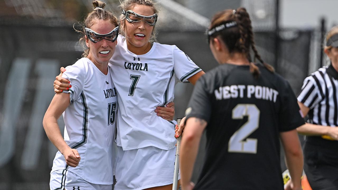 Jillian Wilson had three goals, two assists and 14 draw controls in Saturday's 19-5 win over Army.
