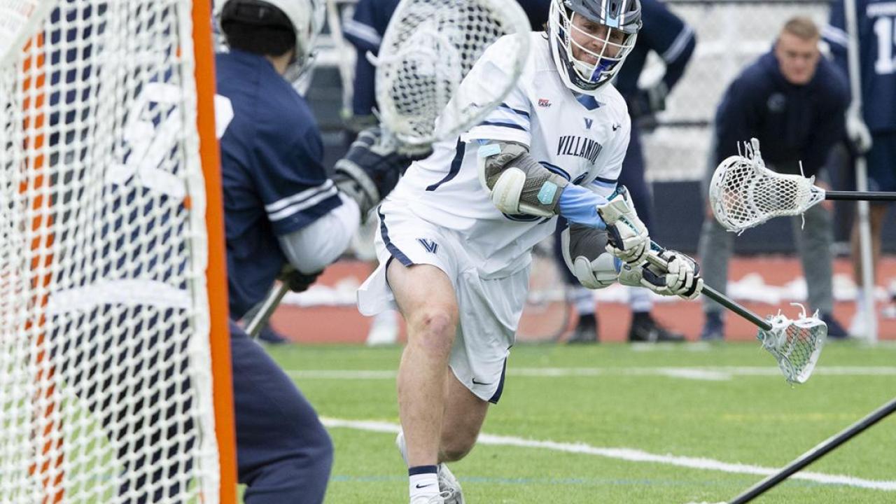 Patrick Daly had four goals, including the game-winner in the fourth quarter, as Villanova opened its season with a 14-12 win over Penn State on Sunday.