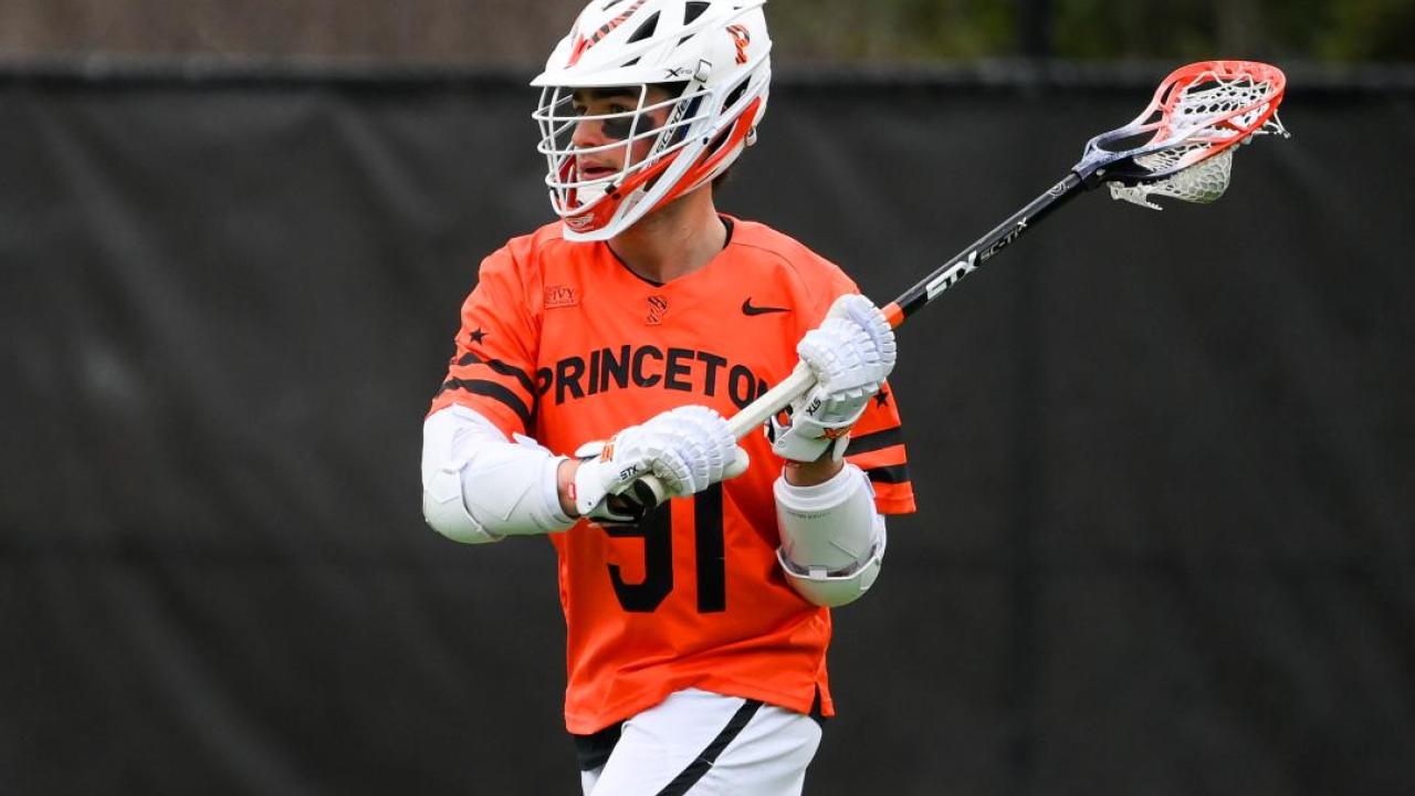 Coulter Mackesy has 45 goals and 20 assists as a sophomore for Princeton.