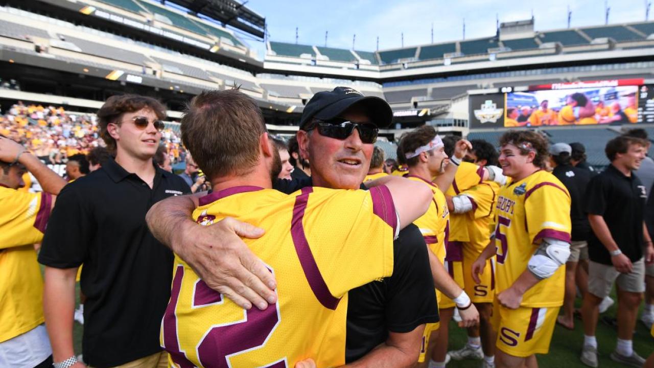 Jim Berkman led Salisbury to the Division III men's national championship in May.