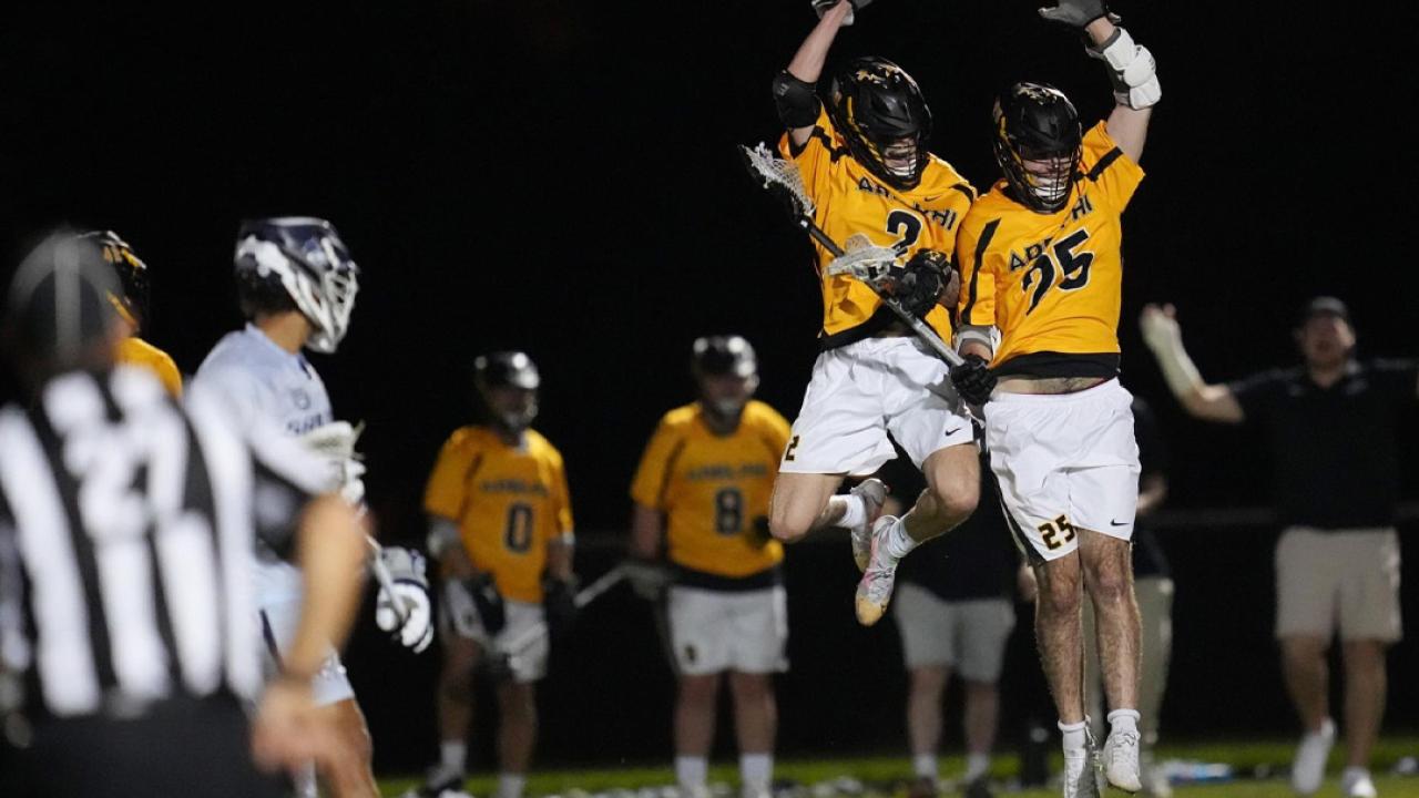 Adelphi men's lacrosse.