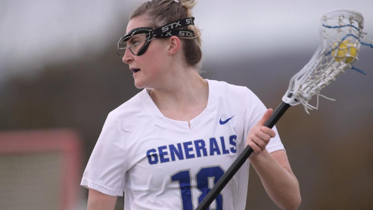 Allie Doyle had one ground ball and one caused turnover in W&L's win over Salisbury.