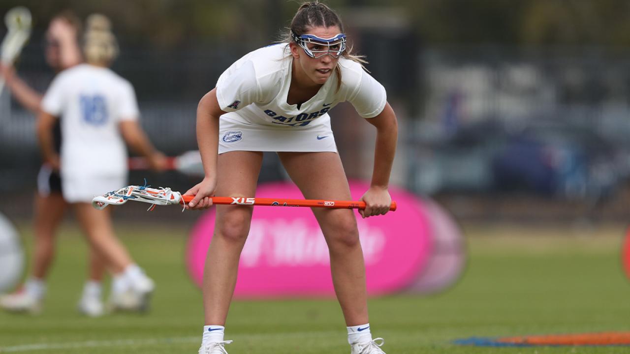 Danielle Pavinelli and fellow Florida attacker Emma LoPinto are both on the first Tewaaraton Award Watch List of 2023.