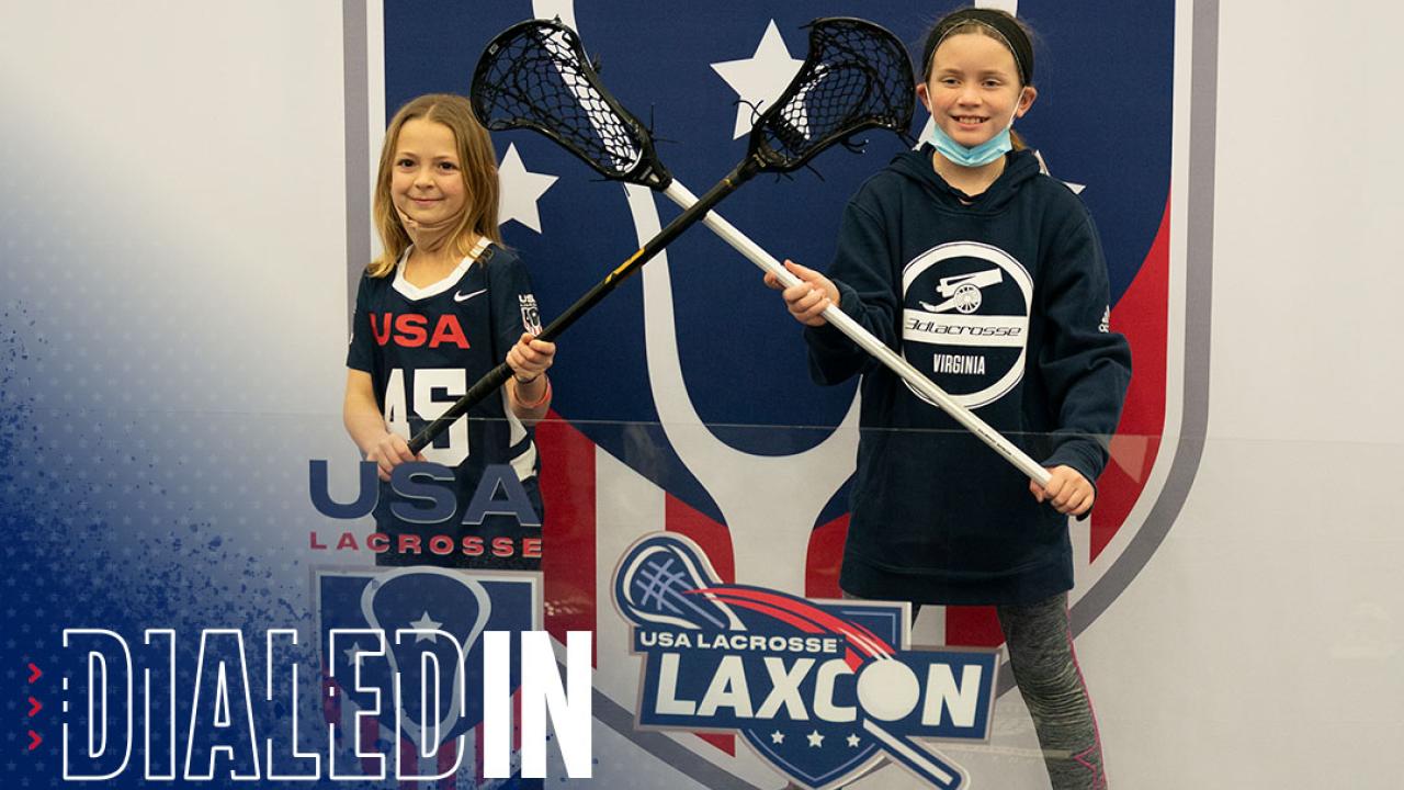 Youth players at 2023 LaxCon.