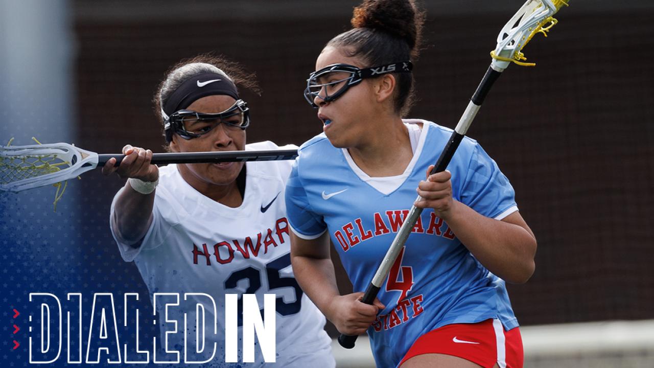 Rossella Nardi had a hat trick to help Delaware State knock off rival Howard 16-4 in the opening game of a doubleheader at North Carolina. The Tar Heels beat JMU in the second game.