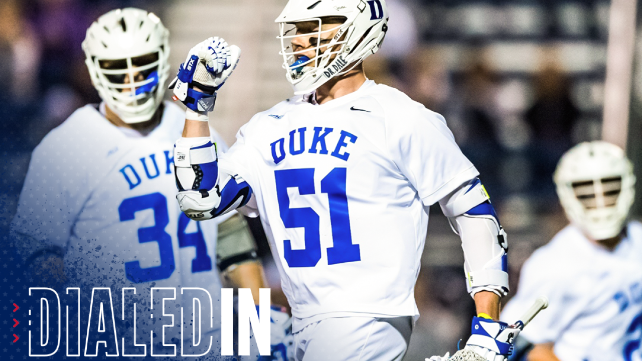 Duke's Dyson Williams tied his career high with seven goals Tuesday night in a 20-8 win over High Point.