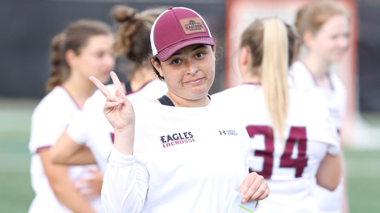 Mikala Gillespie is the head women's lacrosse coach at Eastern University.