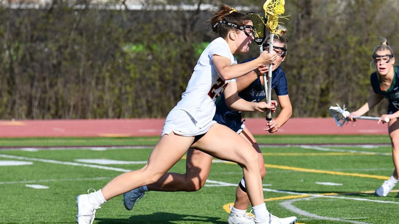 Emma Burke did a little bit of everything, tallying 49 goals, 32 assists, 58 ground balls and 41 caused turnovers to go with her 164 draw controls.