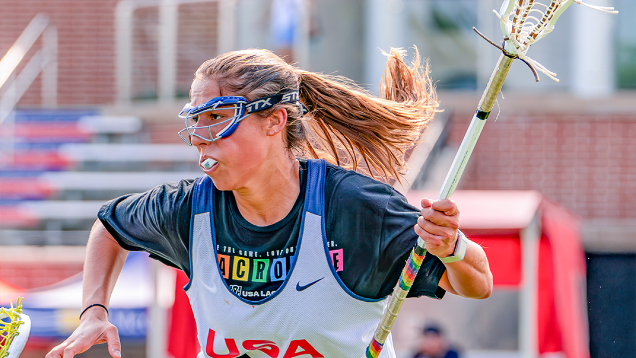 U.S. U20 training team attacker Emma LoPinto played on the USA Select team in 2019, the inaugural year of the National Team Development Program.