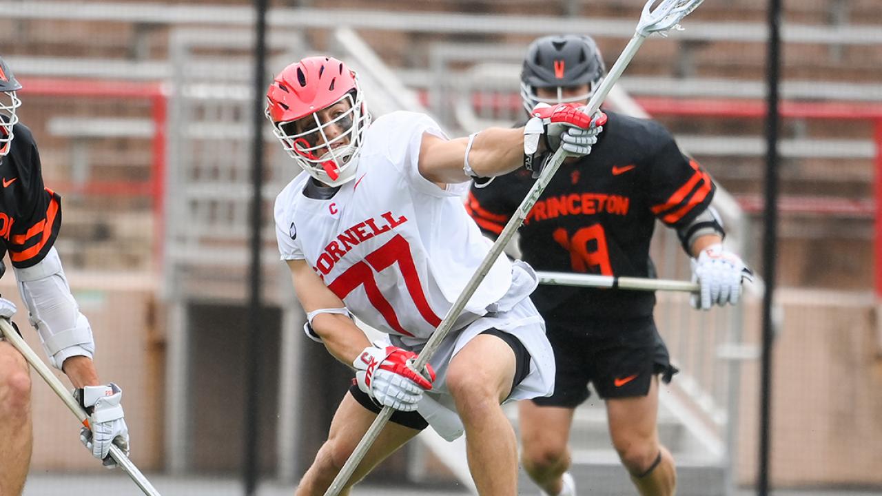 Gavin Adler (Cornell) is a first-team All-American defenseman for the second consecutive season.
