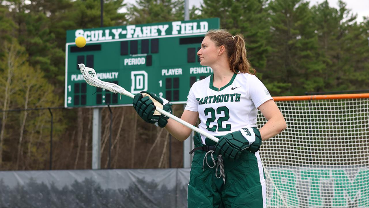 Jenna Donahue plays hockey and lacrosse at Dartmouth.