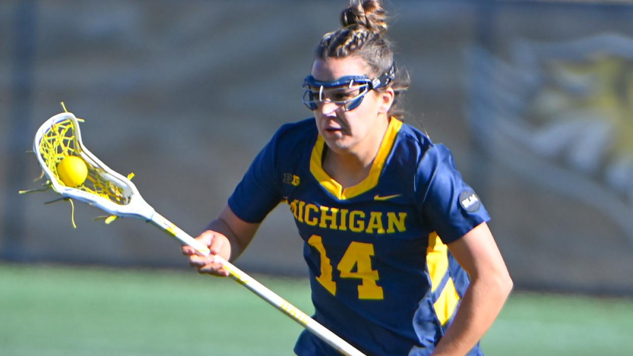 Jill Smith scored 28 percent of Michigan's goals (65 of 232) in 2023.