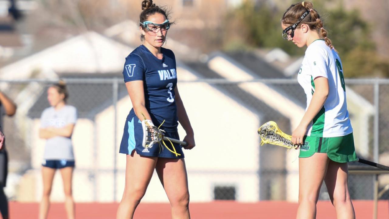 Kaley Kakac (Valor Christian) scored the game-winner in double overtime to lift the Eagles to a 14-13 win over previously unbeaten St. Ignatius Prep (Calif.) on April 14.
