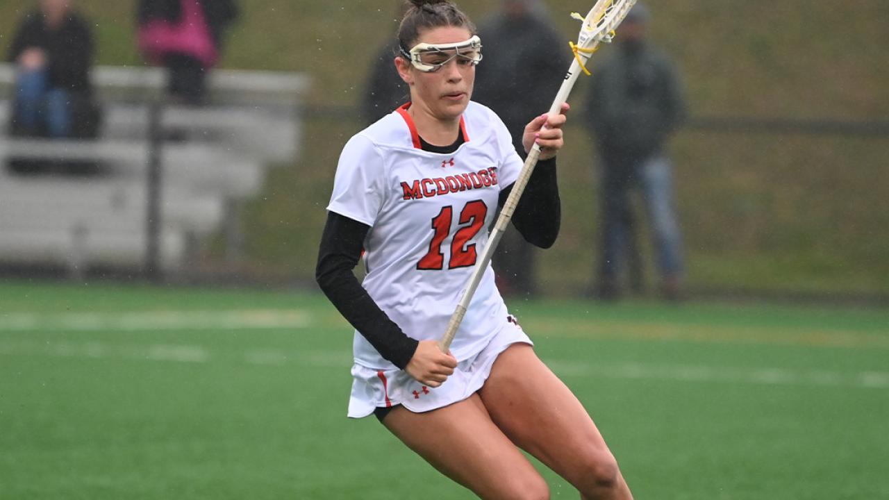 Kate Levy had one goal, two assists and five draw controls in a 10-9 McDonogh win over St. Paul's.