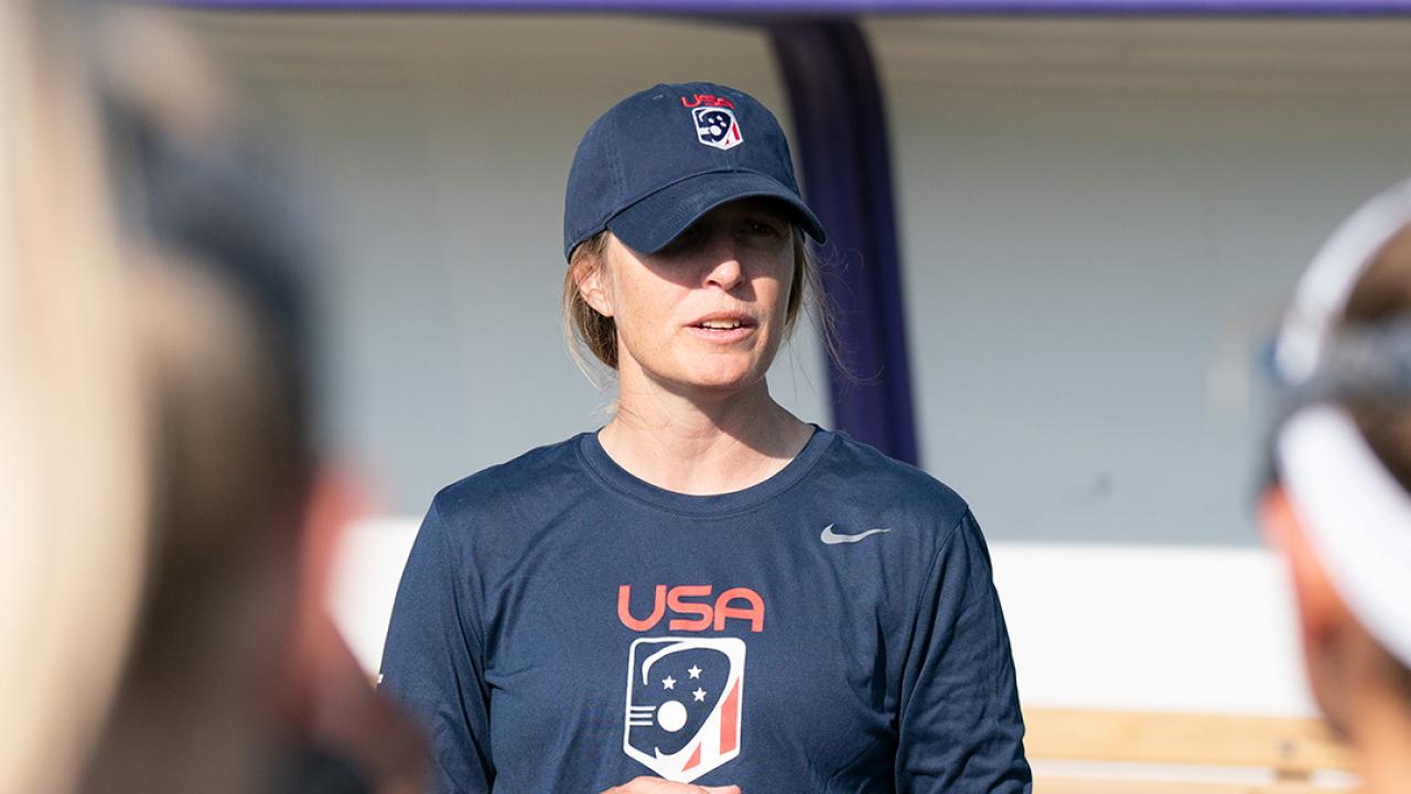 Kelly Amonte Hiller led the 2019 U.S. U19 team to a world championship in Canada. She will now coach the 2024 U.S. U20 team competing in Hong Kong, China.