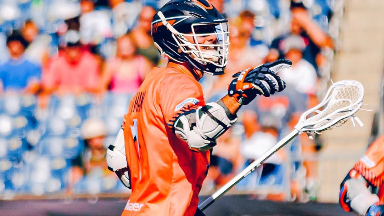 Marcus Holman's father, Brian, was recently hired as the head coach of the Cannons.