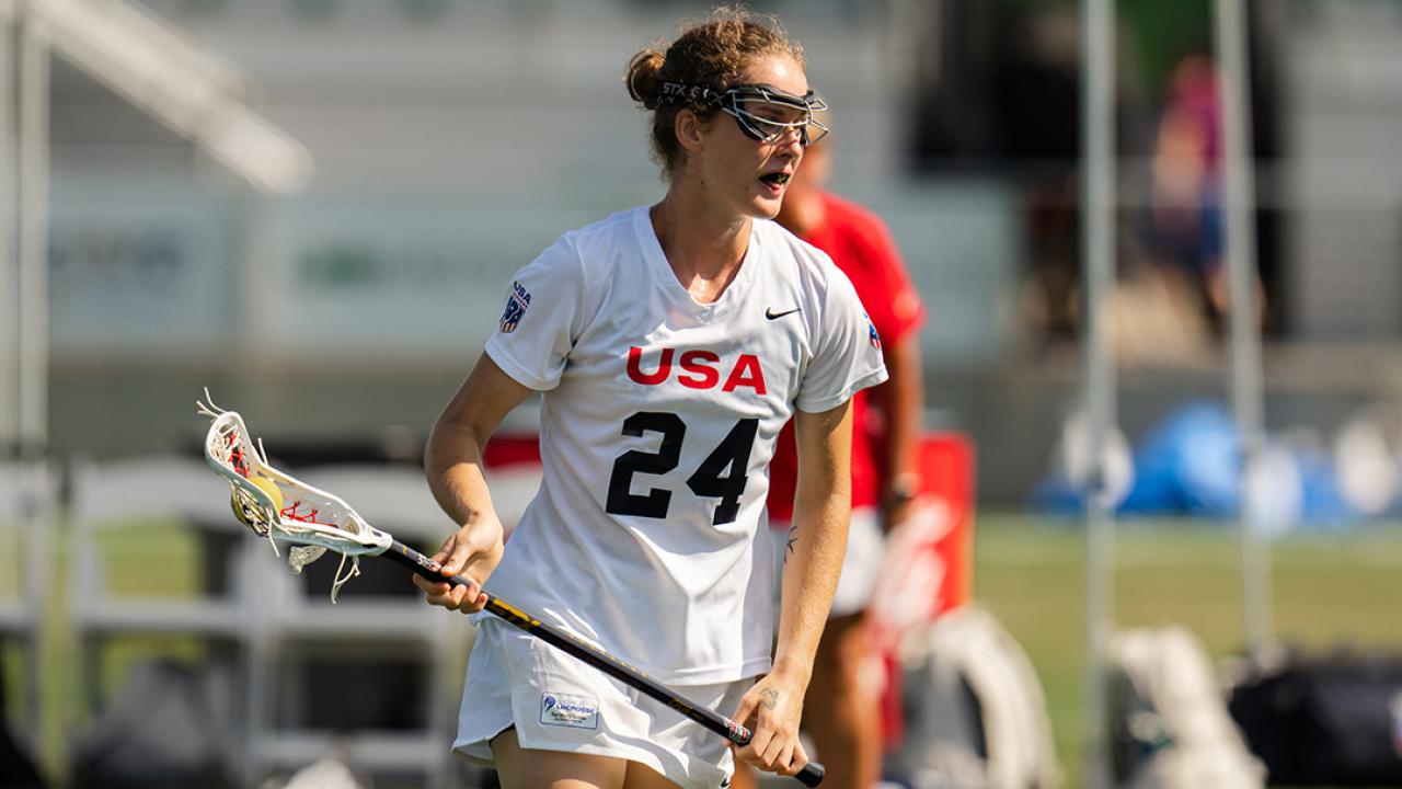 Marge Donovan helped the U.S. to a silver medal in Sixes at The World Games 2022 in Birmingham, Ala.