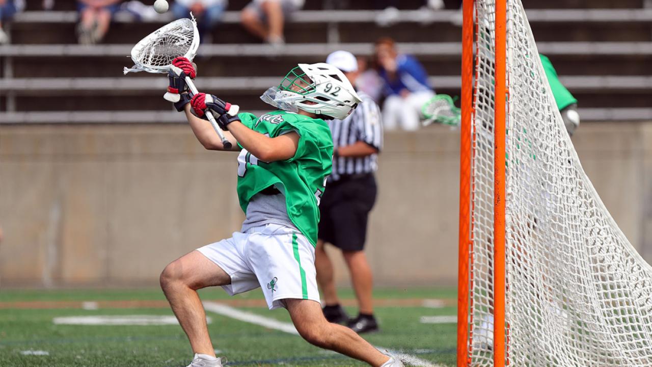 Michael Ippoliti made 14 saves in the Long Island Class A championship game.