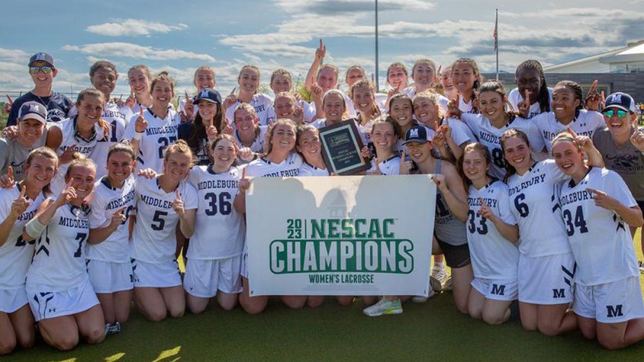 Middlebury celebrates NESCAC title