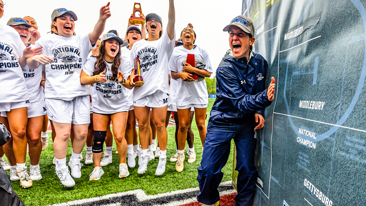 Middlebury celebrates NCAA title