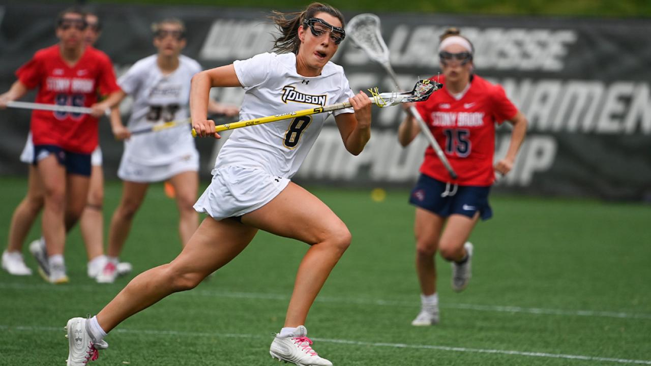Milana Zizakovic has 39 goals and 14 assists for Towson, which plays Drexel Thursday afternoon in a CAA semifinal.