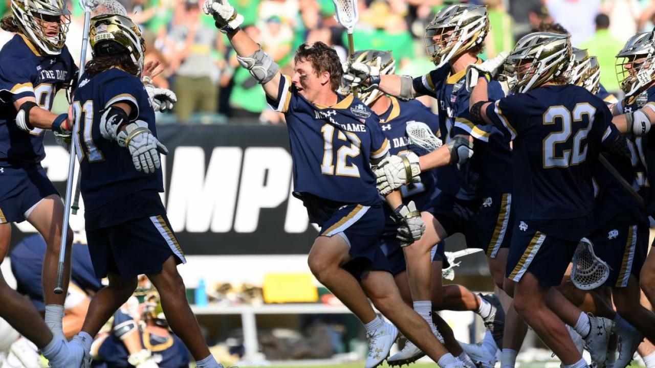 Notre Dame celebrates