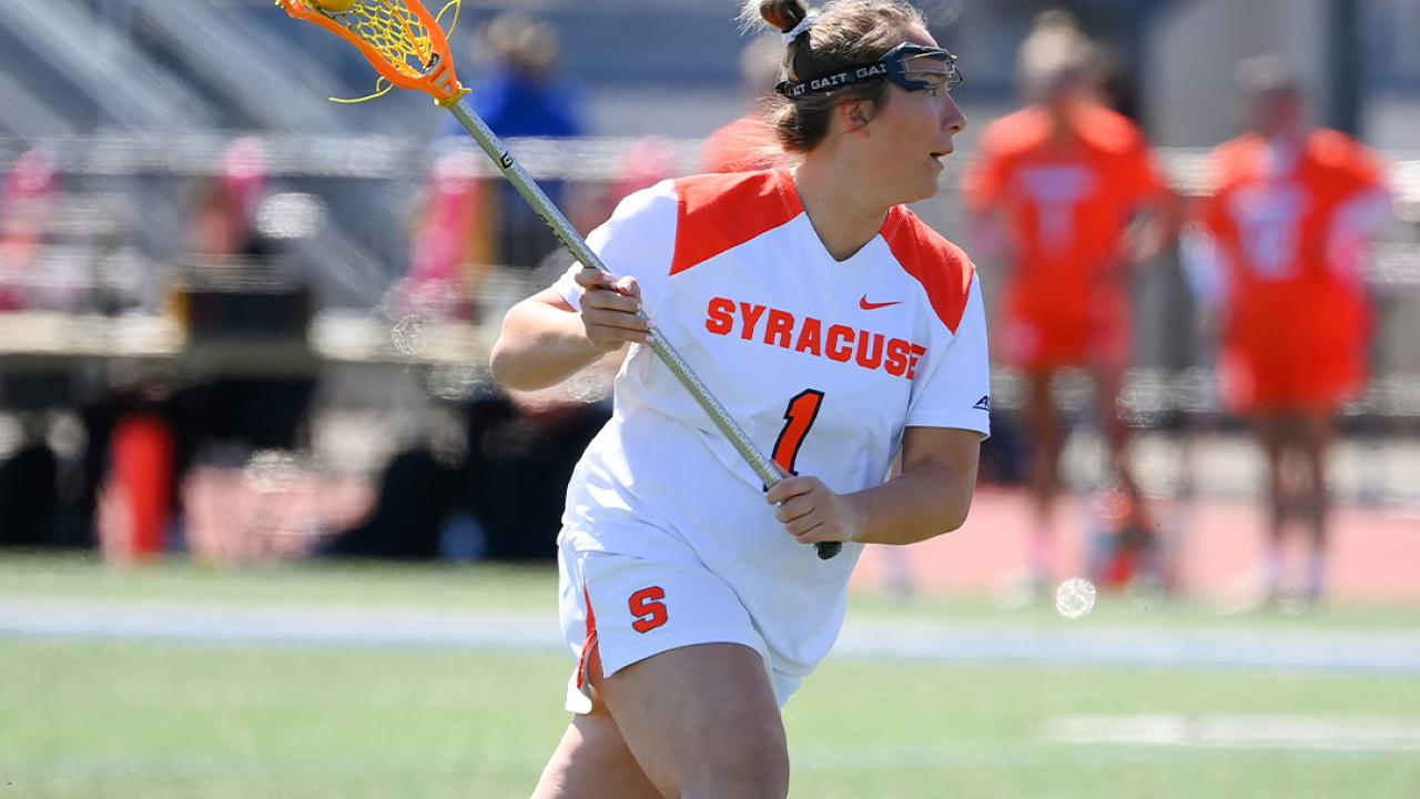 Olivia Adamson controlled 14 draws in a 19-10 win over Clemson.