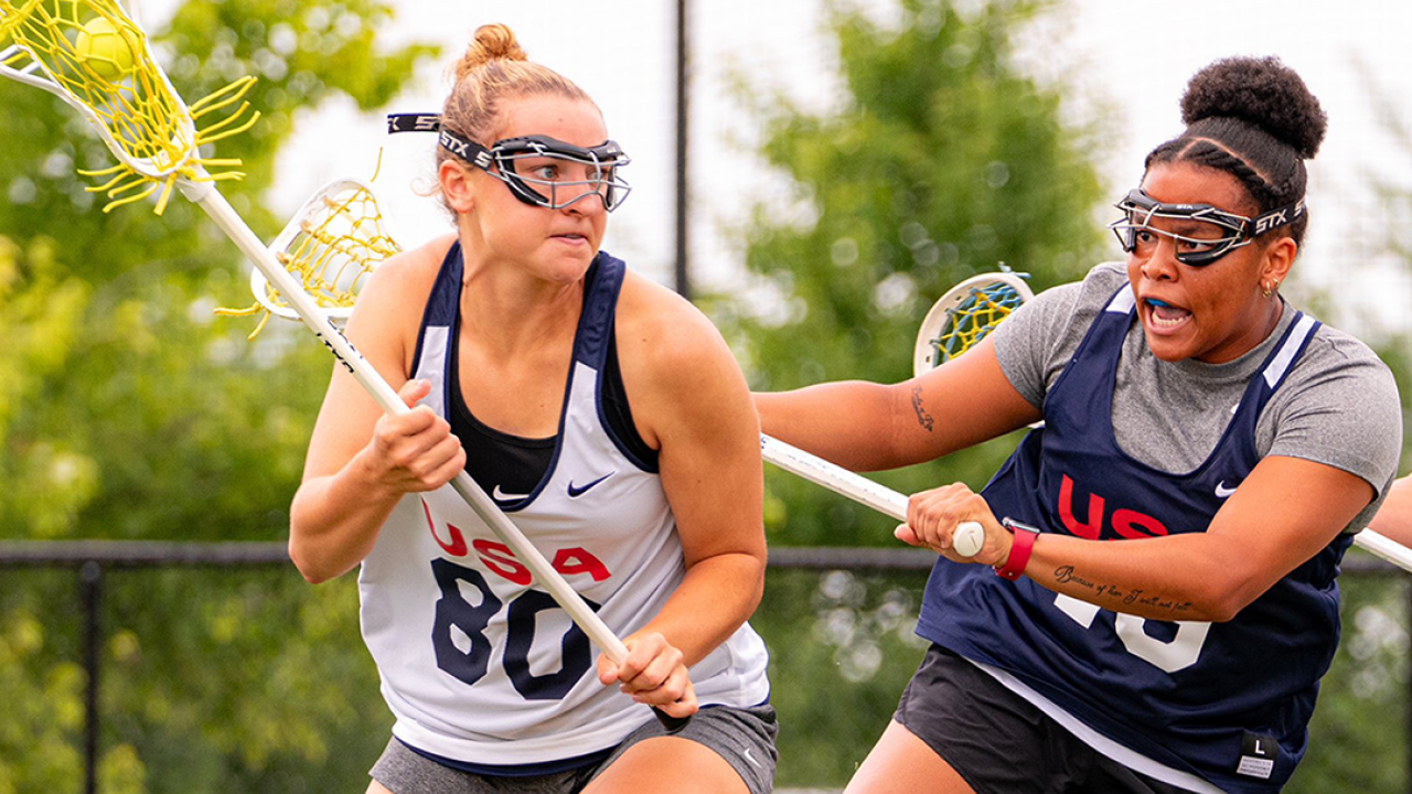 Syd Smith guards Madison Epke