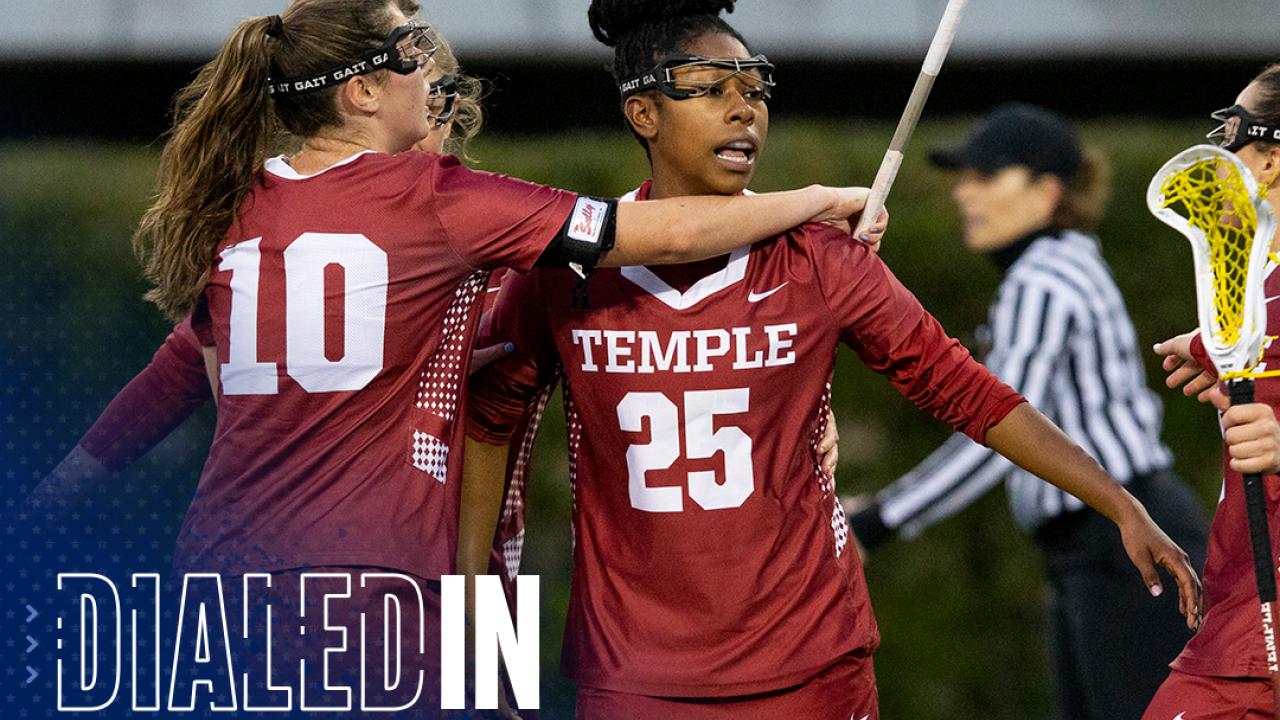 Charessa Crosse scored a pair of fourth-quarter goals, including the game-winner with 3:56 to play in Temple's 9-7 win over Delaware on Wednesday.