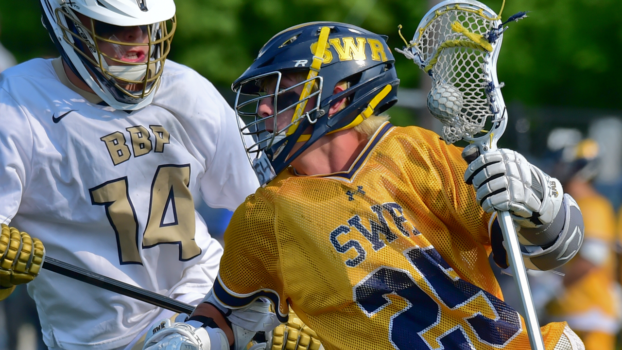 Shoreham-Wading River lacrosse player Liam Kershis