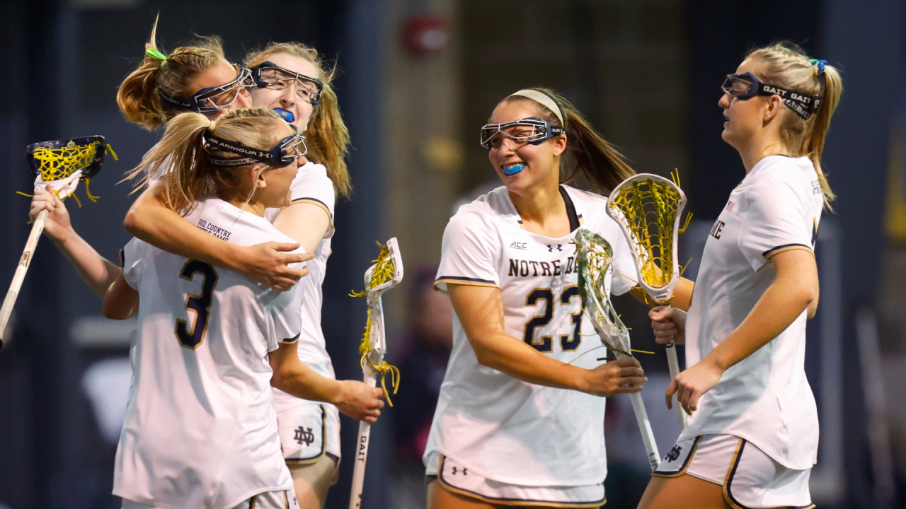 Notre Dame women's lacrosse.